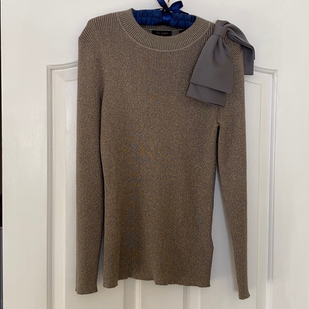 Ted Baker Extravagant Bow Jumper Sweater Size 3
